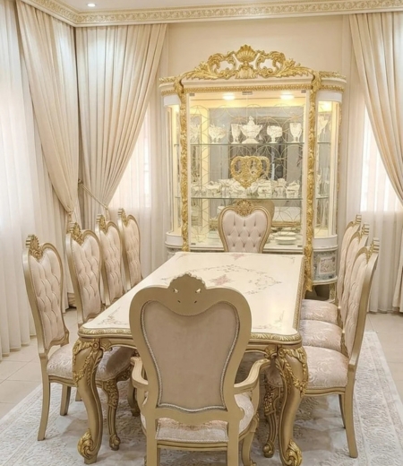 The Grand Marquis Champagne & Gold Dining Suite