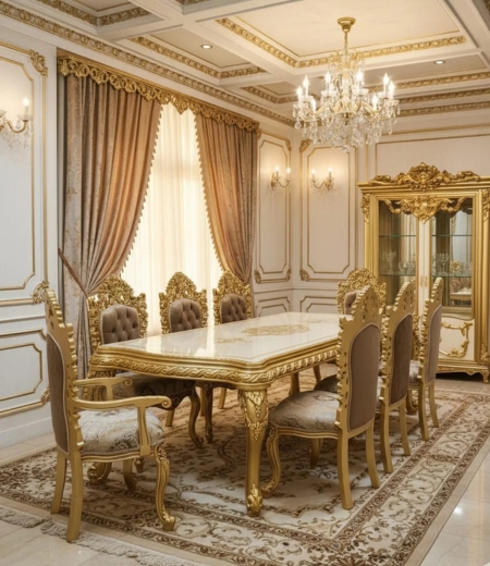 The Grand Sovereign Gilt Dining Ensemble