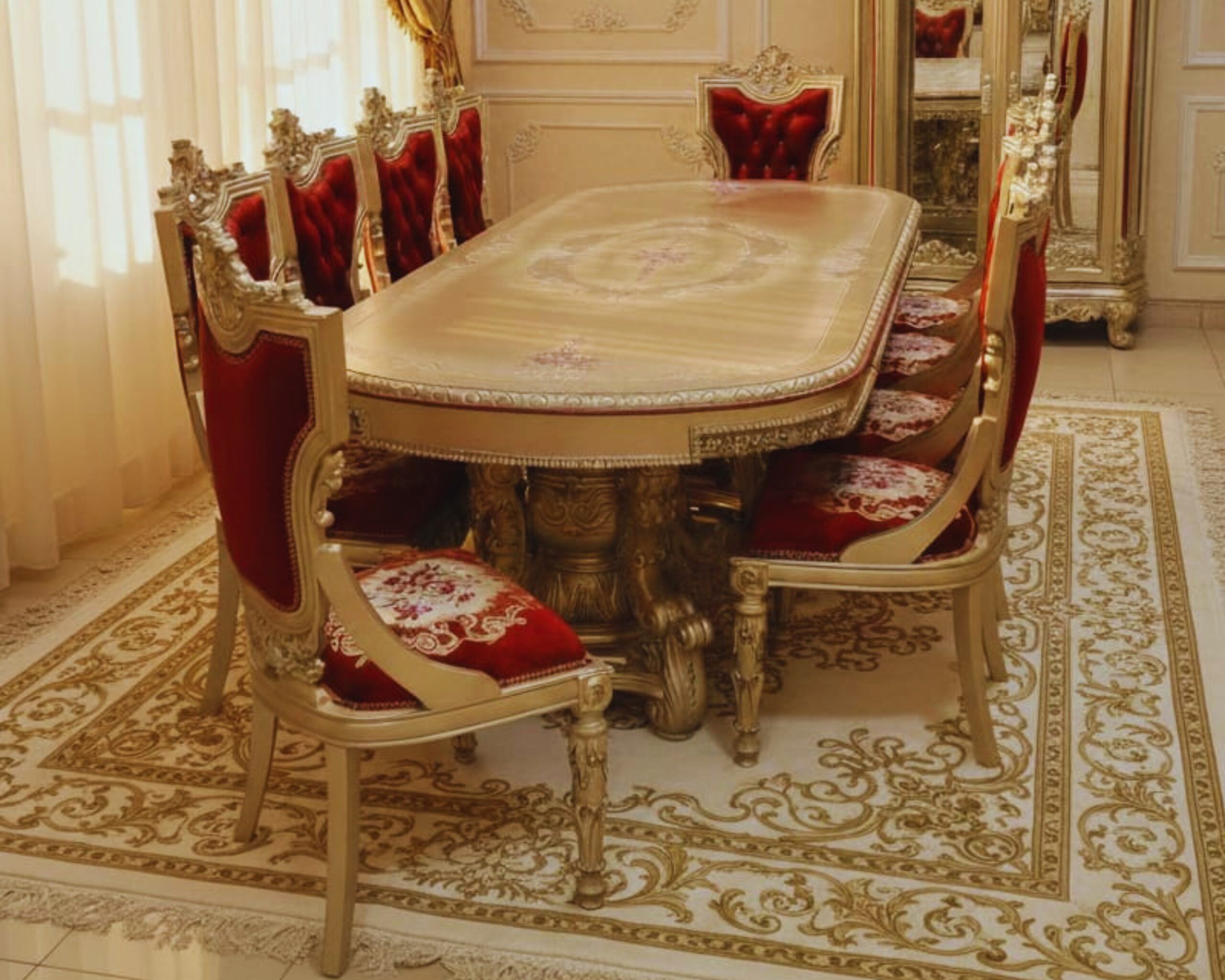 The Sovereign Crimson & Champagne Dining Suite