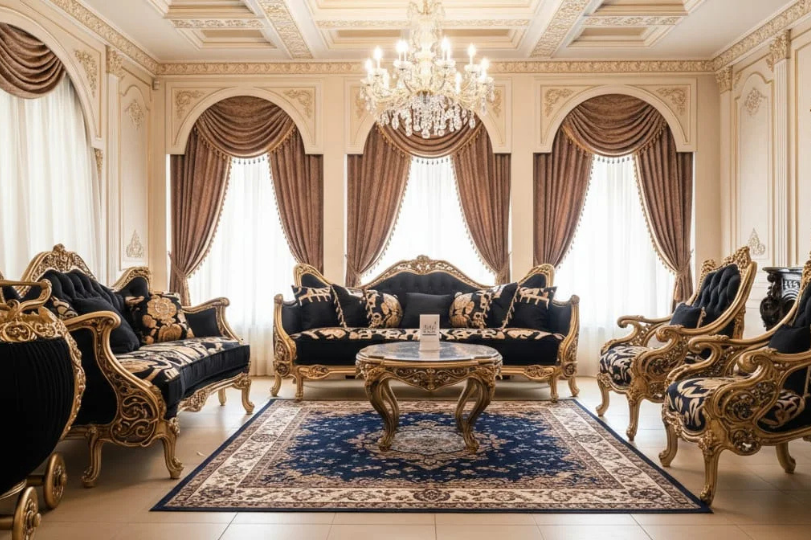The Crown Collection: Ultra-Luxury Royal Victorian Room Set