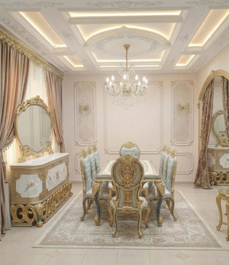 The Seraphina Seafoam & Gold Baroque Suite