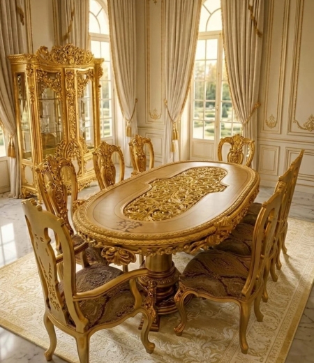 The Sovereign Gilded Majesty Dining Ensemble
