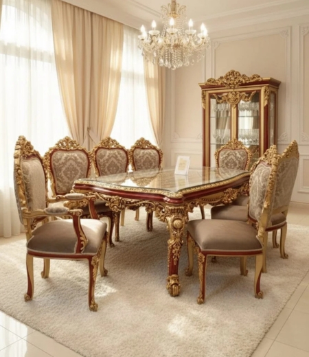 The Versailles Grand Gilt Dining Suite