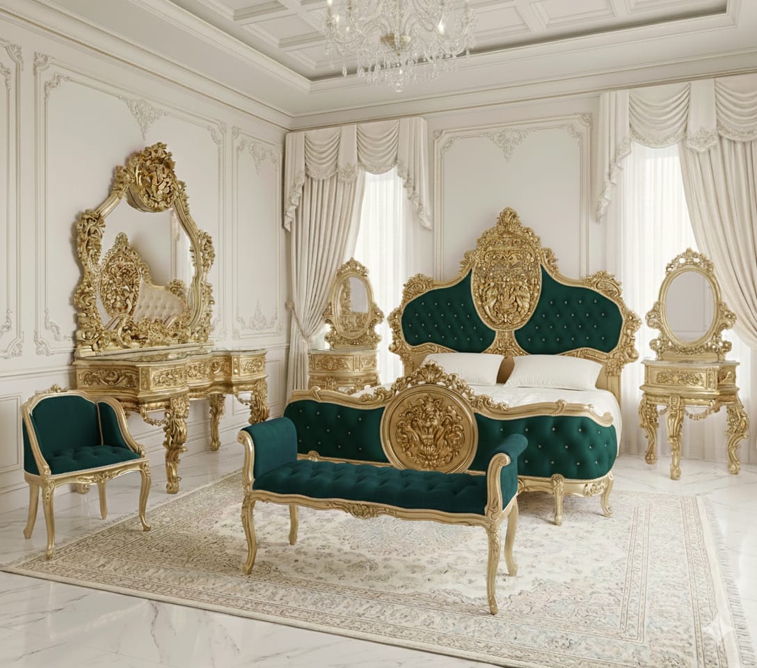 Royal Emerald & Gold Sovereign Suite (Luxury Victorian Collection)