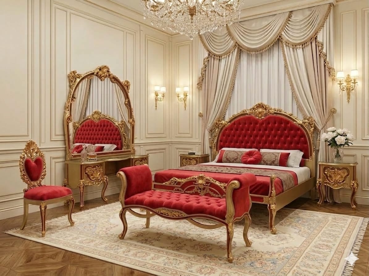 Royal Ruby & Gold Victorian Suite (Premium Velvet Edition)