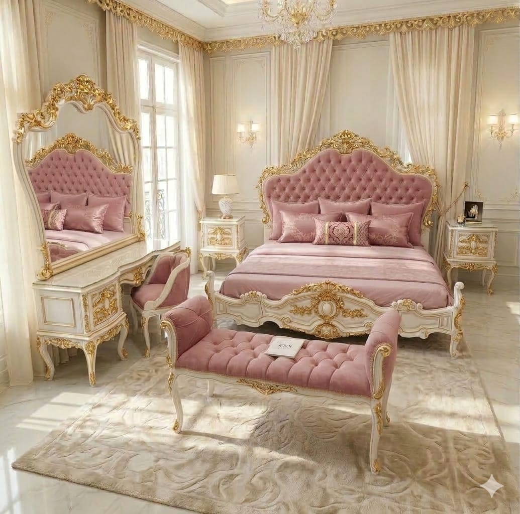 Sovereign Dusty Rose & Ivory Baroque Master Suite | Royal Enchantment Edition