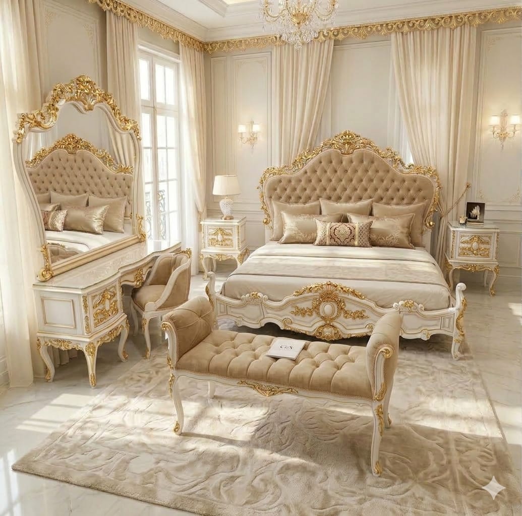 Sovereign Pearl & Gold Baroque Master Suite | Imperial Boutique Edition