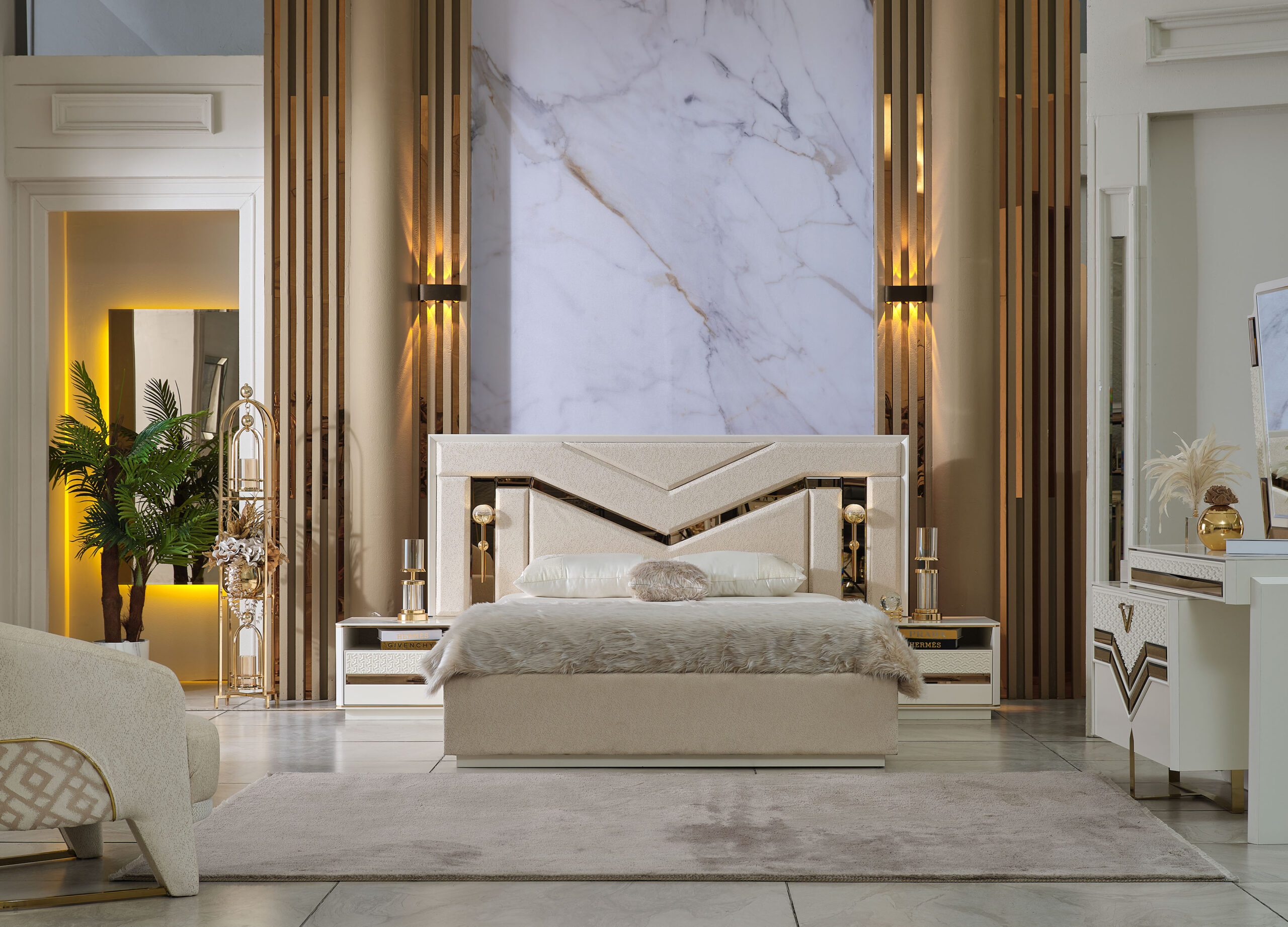 Zen Bedroom (Queen Frame With Headboard & Dresser With Mirror & 2 Nightstand) - Image 10