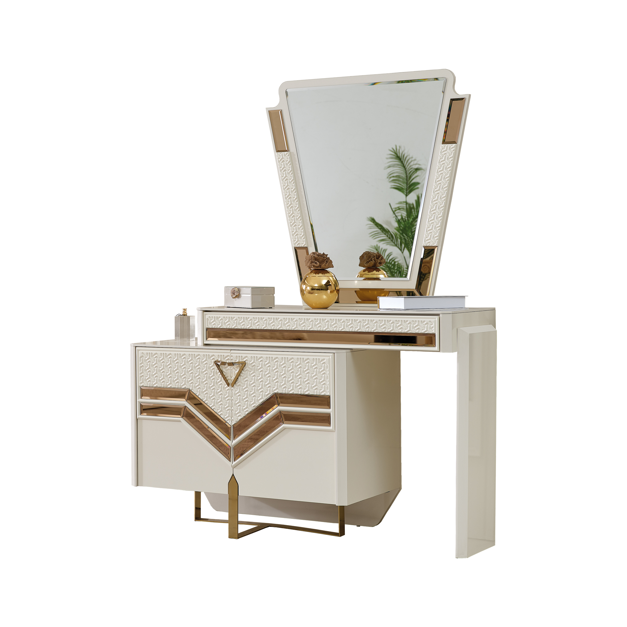 Zen Bedroom (Queen Frame With Headboard & Dresser With Mirror & 2 Nightstand) - Image 14