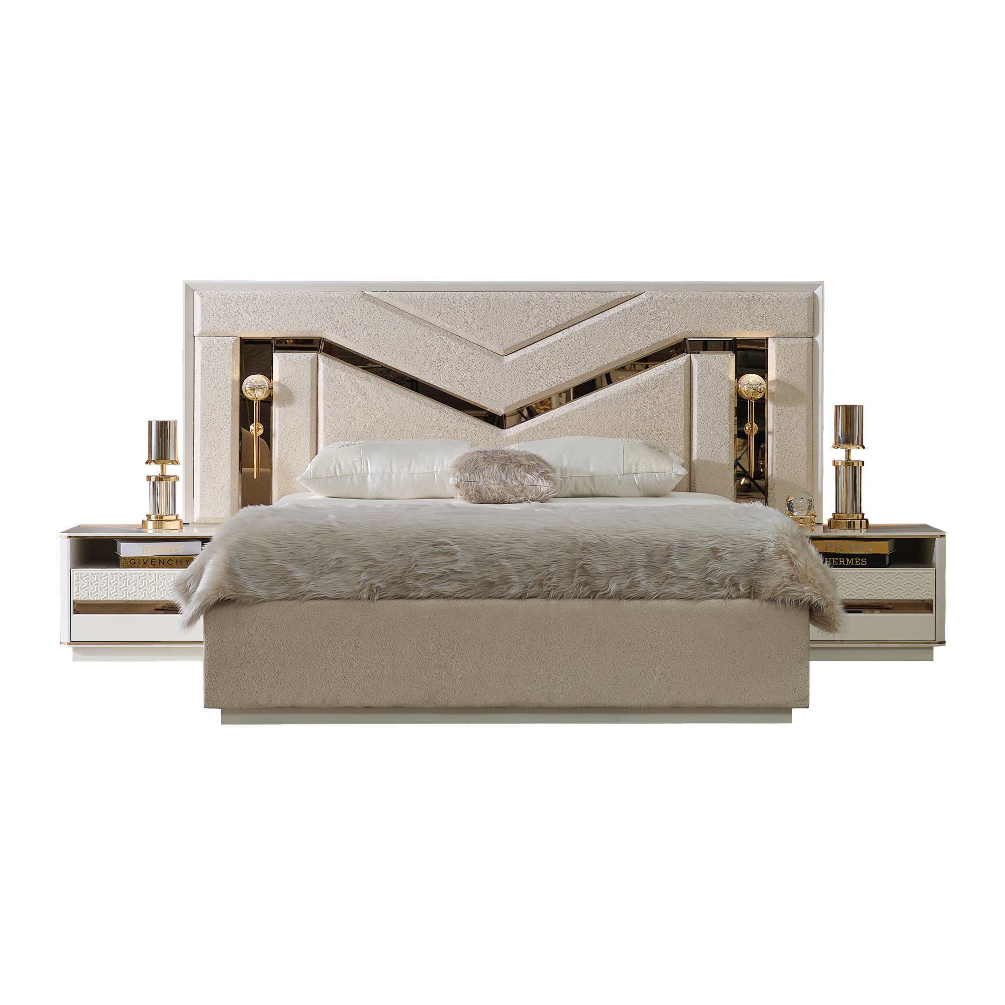 Zen Bedroom (Queen Frame With Headboard & Dresser With Mirror & 2 Nightstand) - Image 16