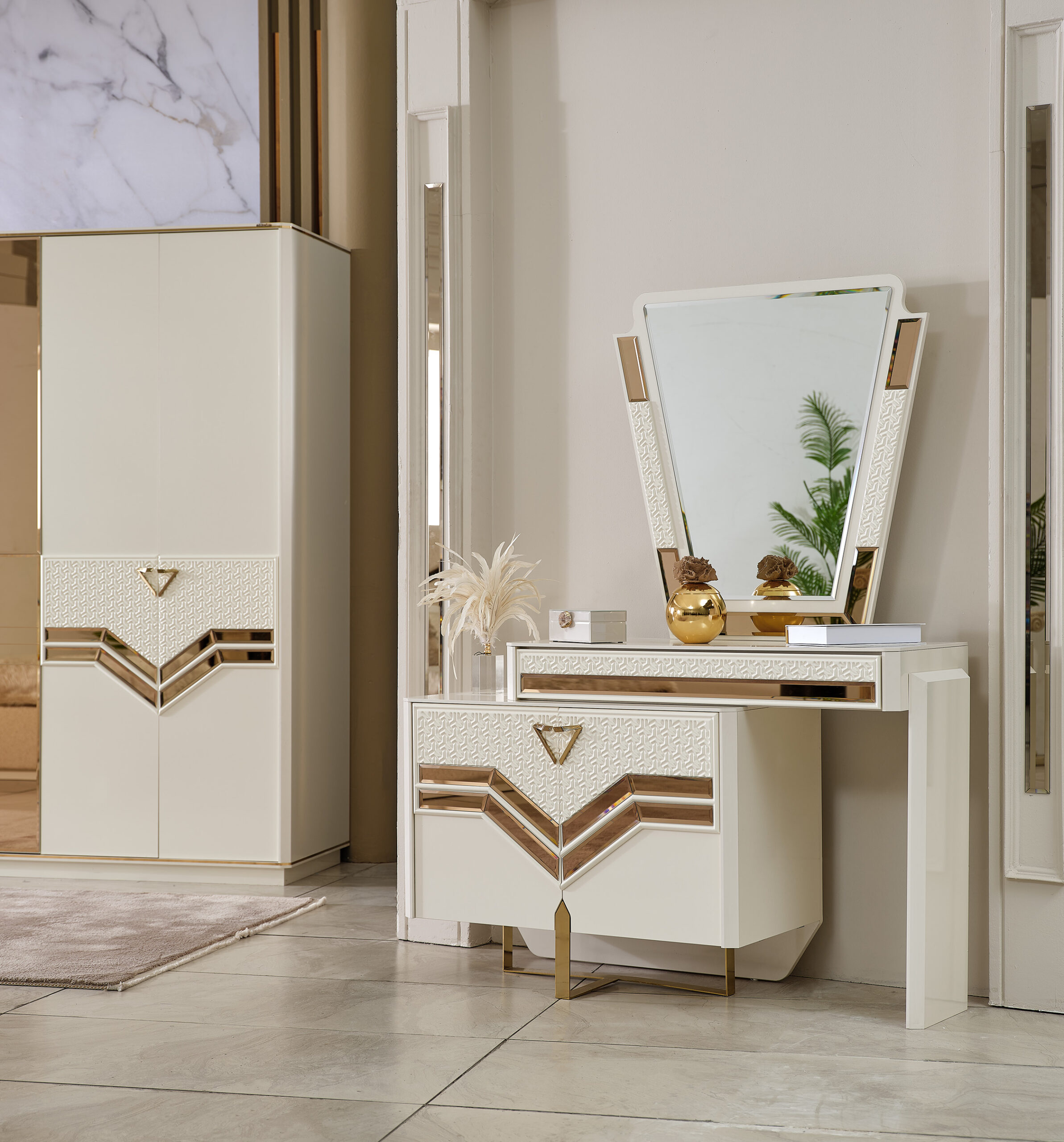 Zen Bedroom (Queen Frame With Headboard & Dresser With Mirror & 2 Nightstand) - Image 3