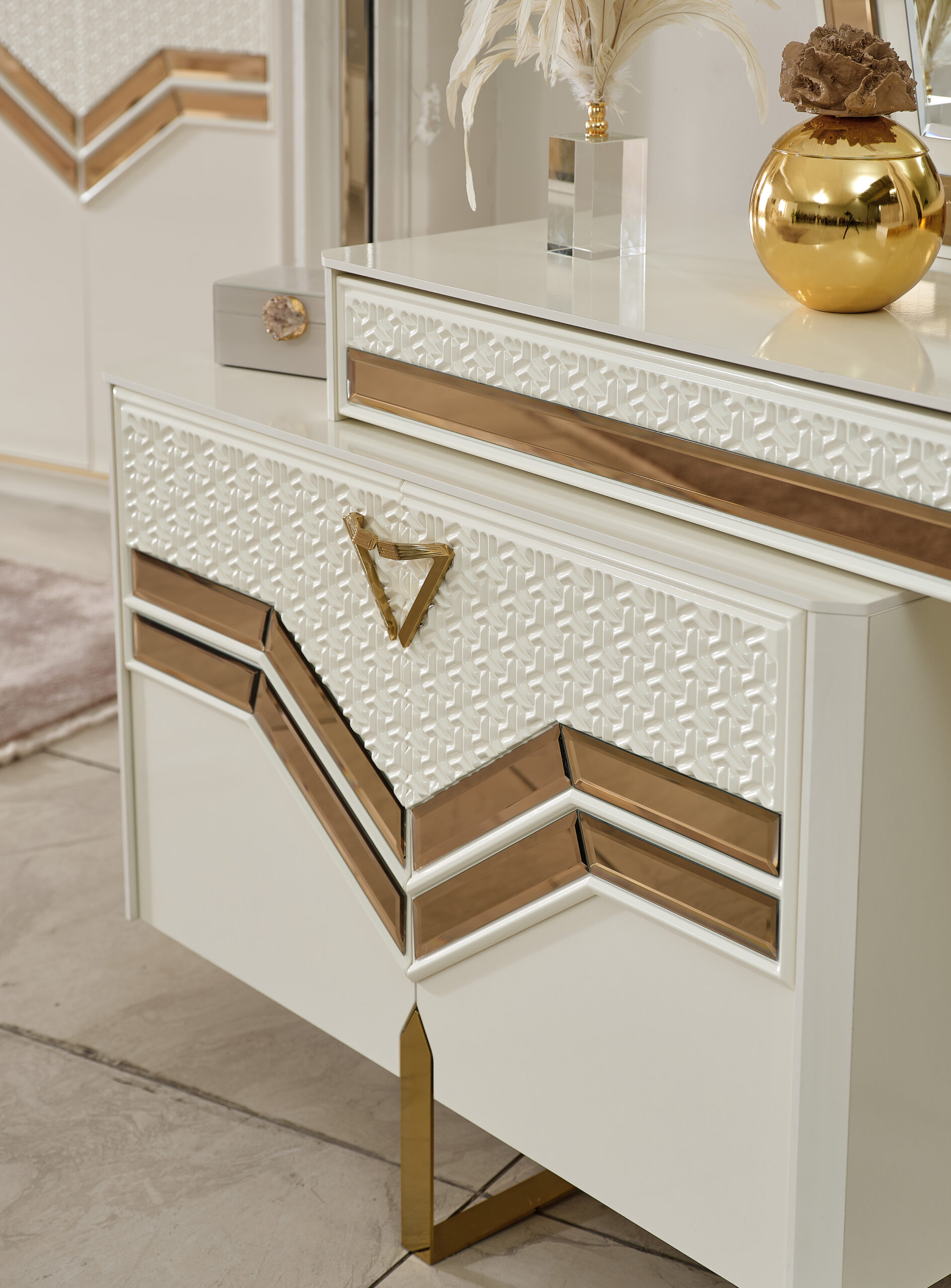 Zen Bedroom (Queen Frame With Headboard & Dresser With Mirror & 2 Nightstand) - Image 4