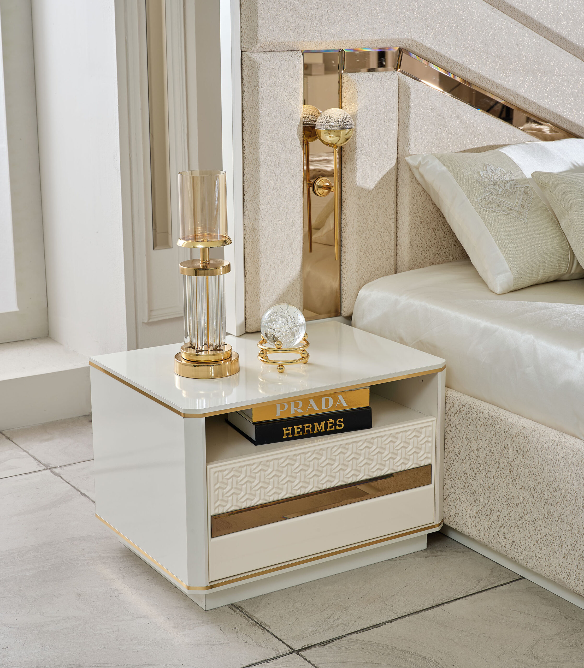 Zen Bedroom (Queen Frame With Headboard & Dresser With Mirror & 2 Nightstand) - Image 5