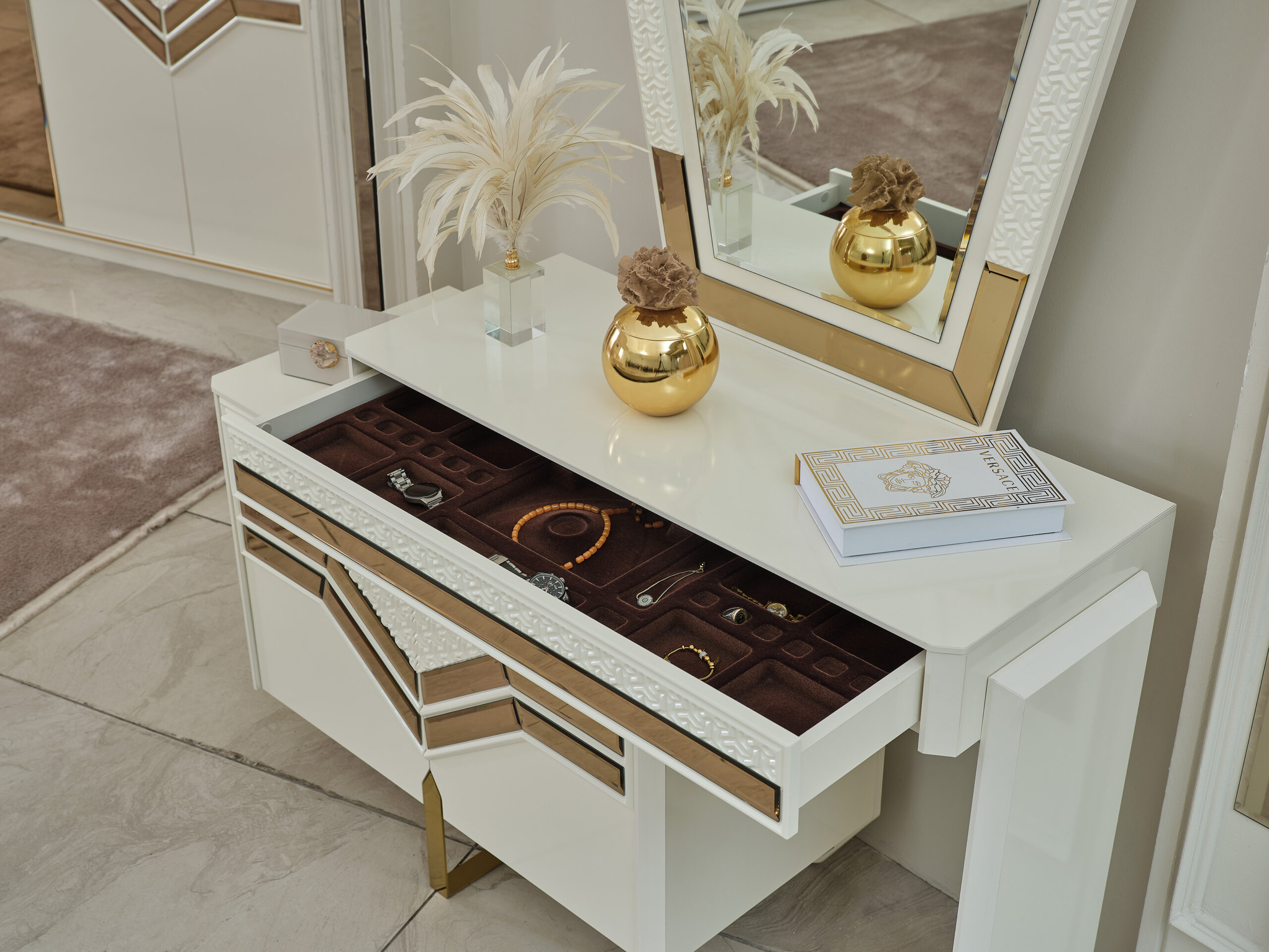 Zen Bedroom (Queen Frame With Headboard & Dresser With Mirror & 2 Nightstand) - Image 7