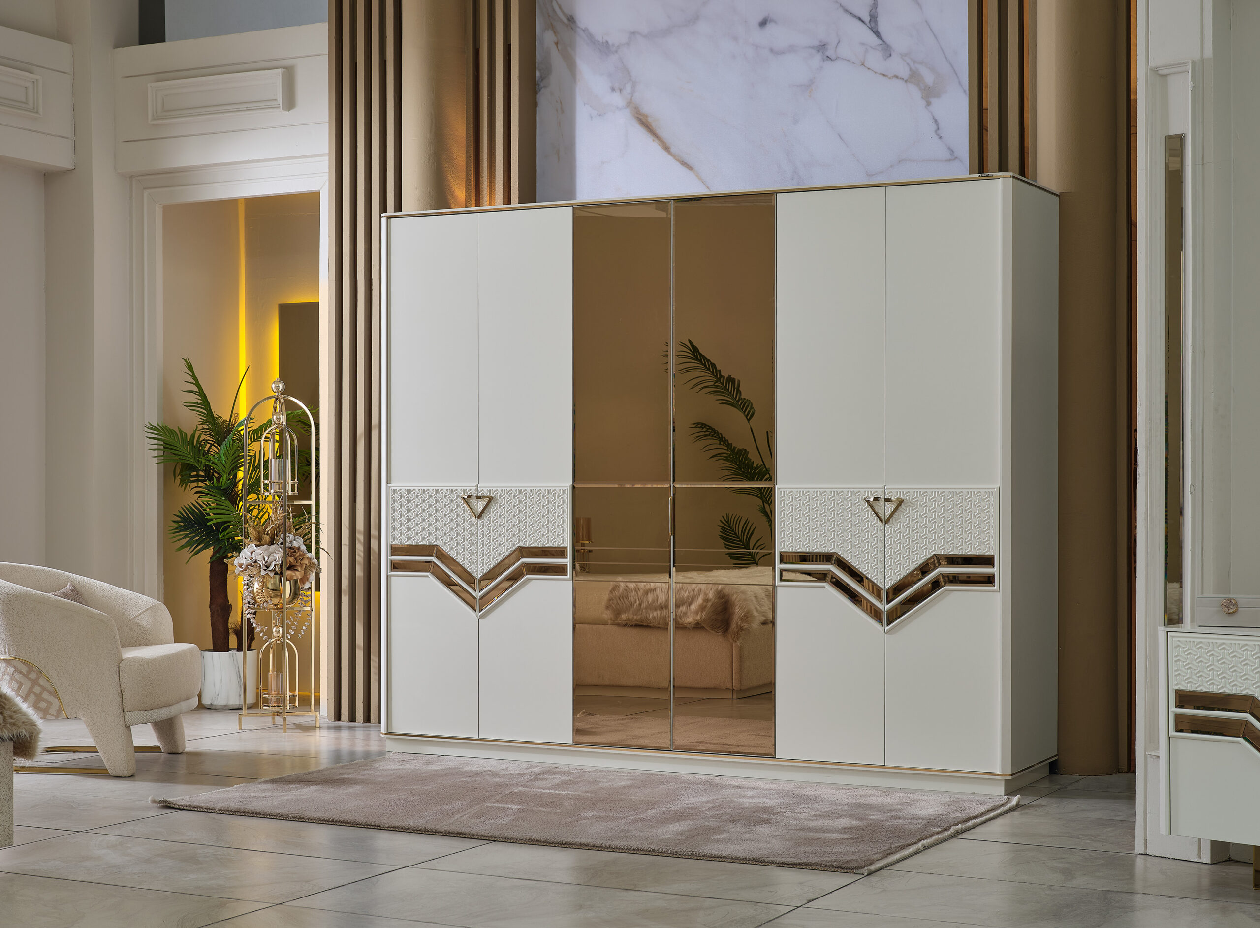 Zen Bedroom (Queen Frame With Headboard & Dresser With Mirror & 2 Nightstand) - Image 9