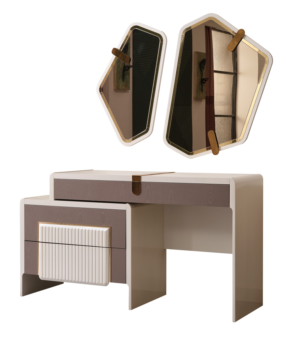 Zurich Bedroom (Queen Frame With Headboard & Dresser With Mirror & 2 Nightstand) - Image 15