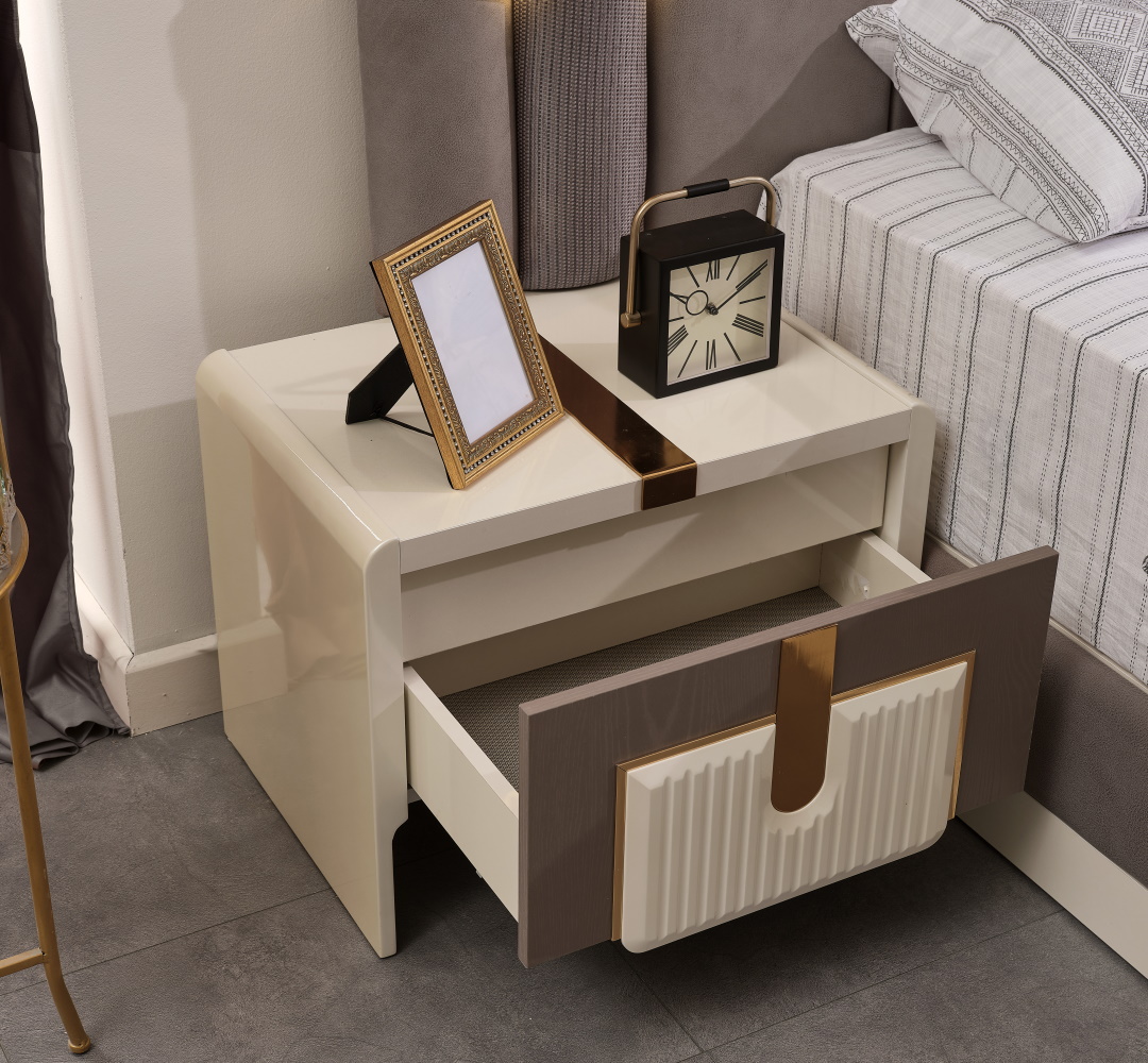 Zurich Bedroom (Queen Frame With Headboard & Dresser With Mirror & 2 Nightstand) - Image 6