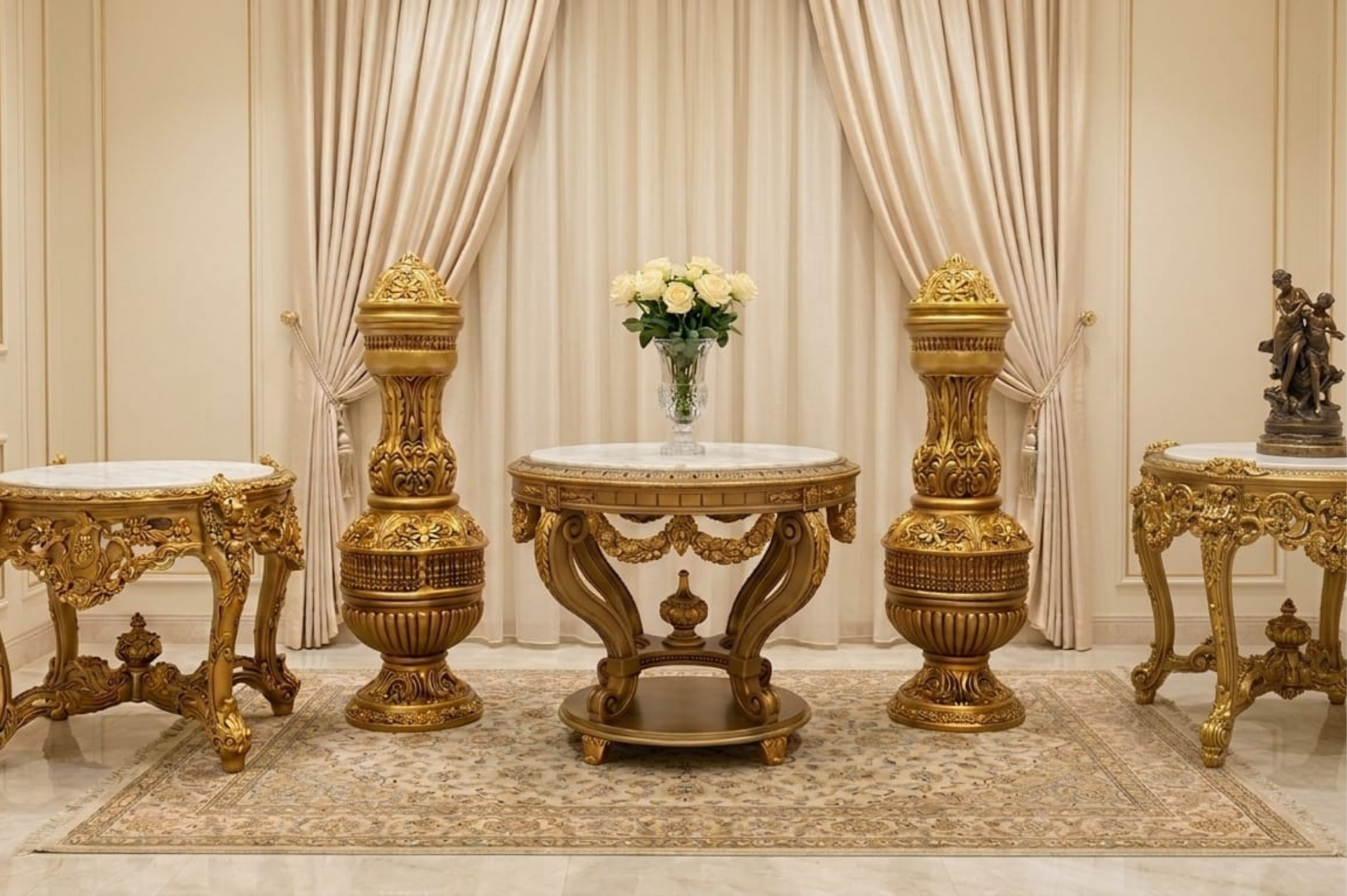 Traditional Antique Console Table